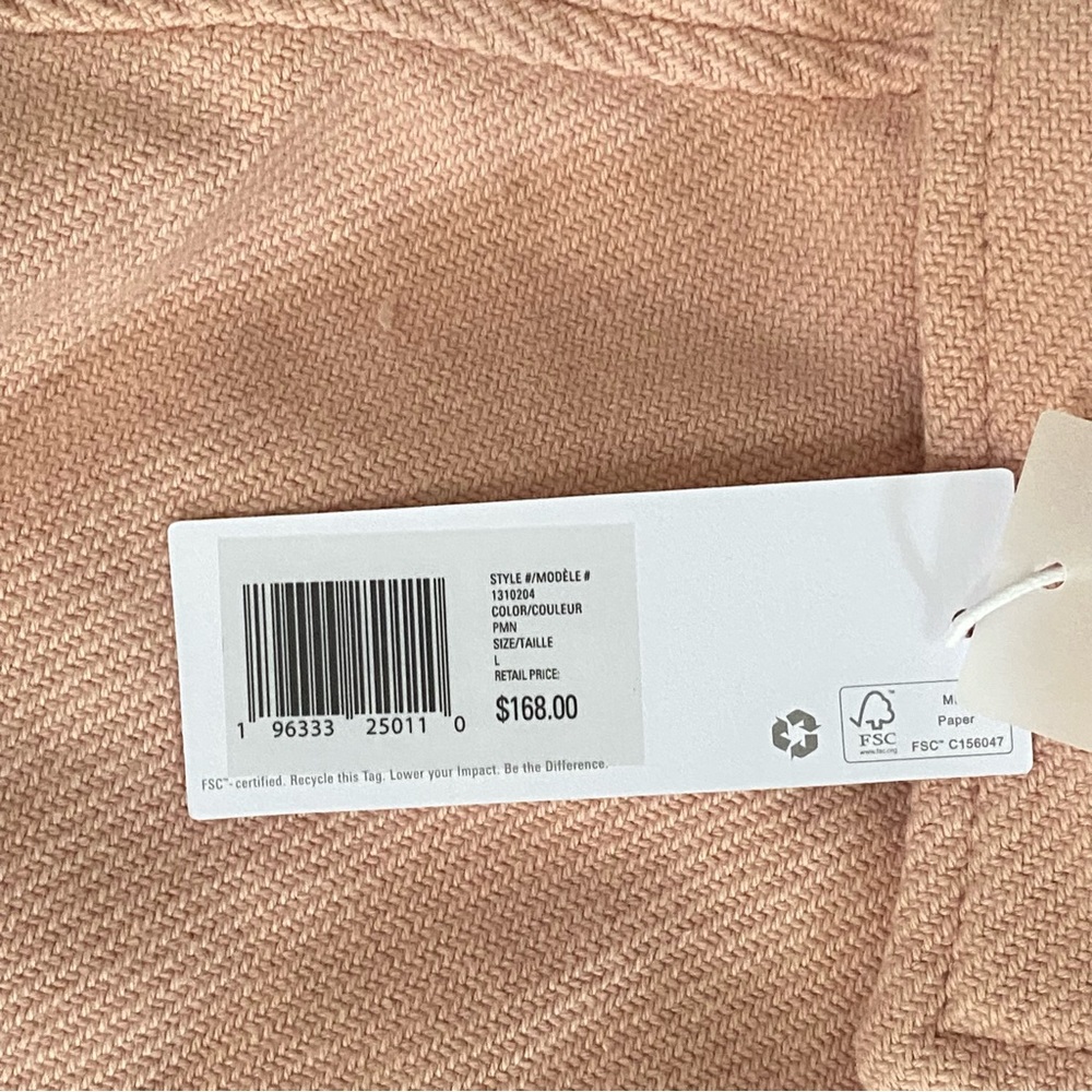 Outerknown Light Pink Button Down Shirt - image 5